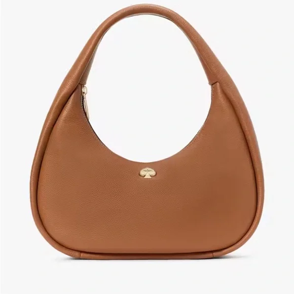 Gorgeous Kate Spade Kayla Crescent Shoulder Bag Warm Gingerbread NWT - Picture 1 of 13